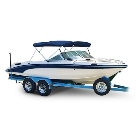 Eevelle Summerset Premium Bimini Top Kit w/ Hardware and Frame - Height 46in SS-463B84-NVY